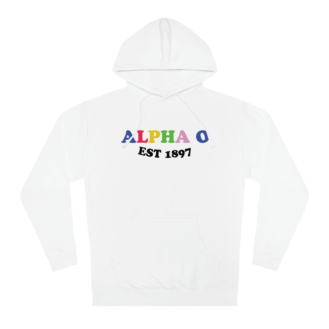 Alpha Omicron Pi Colorful Sorority Sweatshirt Alpha Hoodie