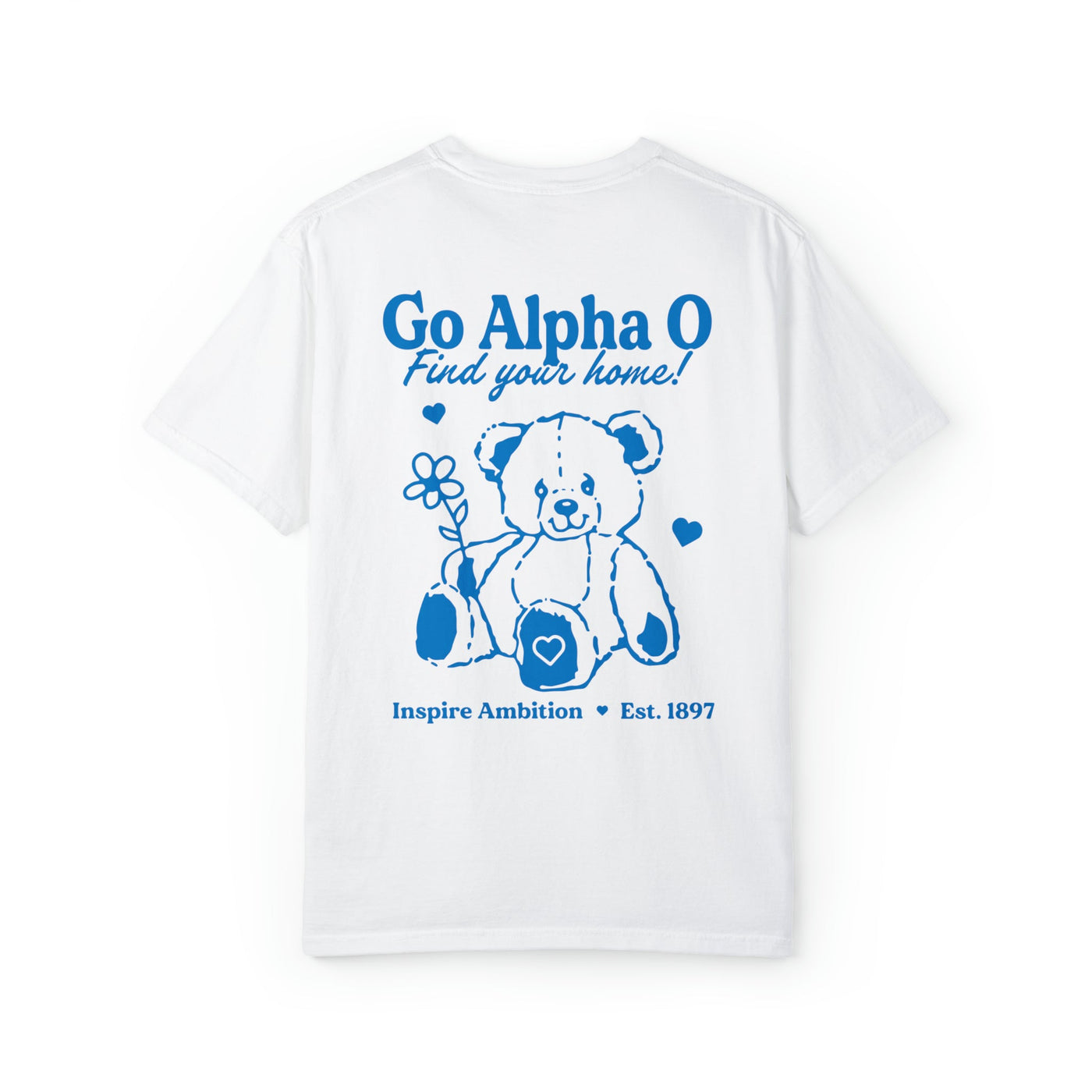 Alpha Omicron Pi Teddy Bear Sorority T-shirt