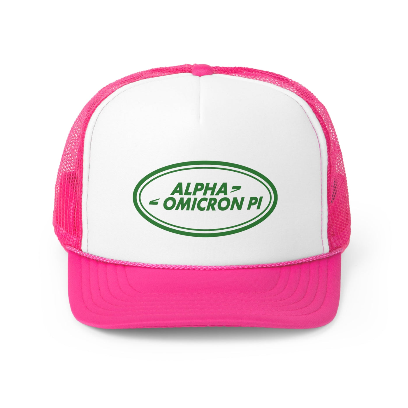Alpha Omicron Pi Trendy Rover Trucker Hat