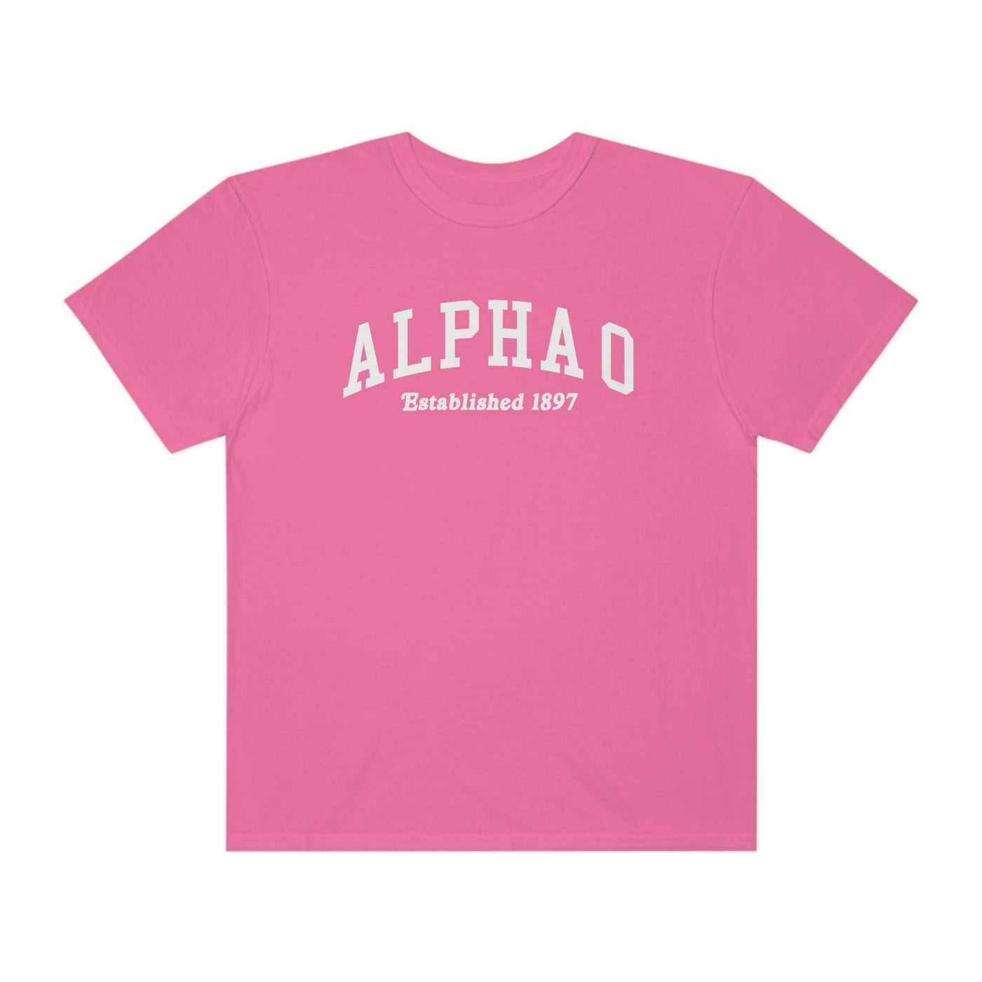 Alpha Omicron Pi Varsity College Sorority Comfy T-Shirt