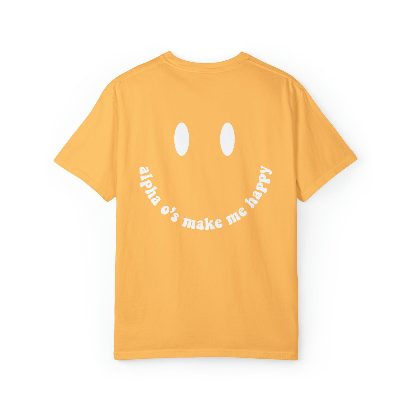 Alpha Omicron Pi's Make Me Happy Sorority Comfy T-shirt