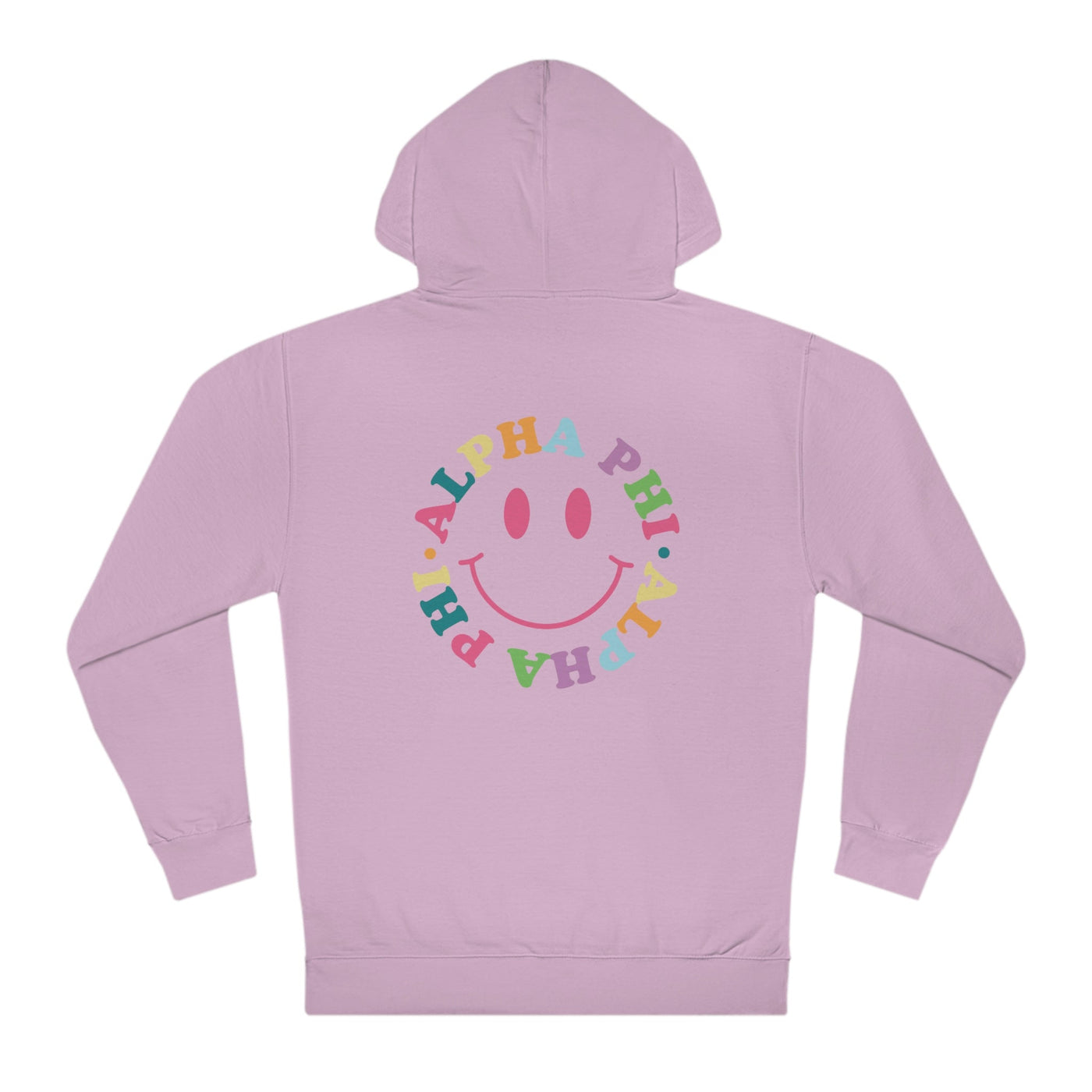 Alpha Phi Colorful Smiley Sweatshirt, APhi Sorority Hoodie