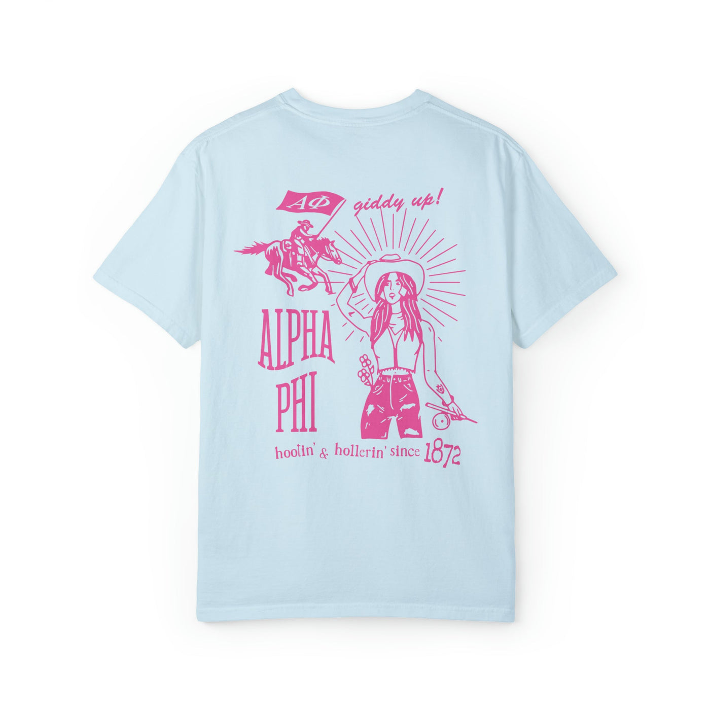 Alpha Phi Country Western Pink Sorority T-shirt