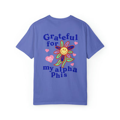 Alpha Phi Grateful Flower Sorority T-shirt
