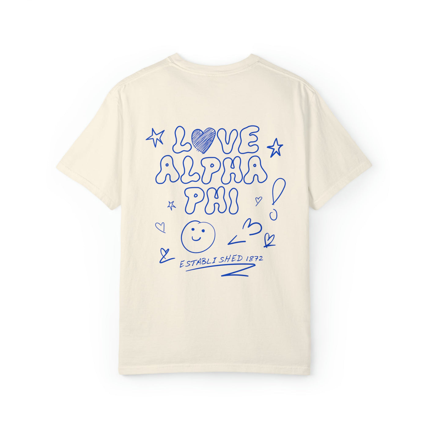 Alpha Phi Love Doodle Sorority T-shirt