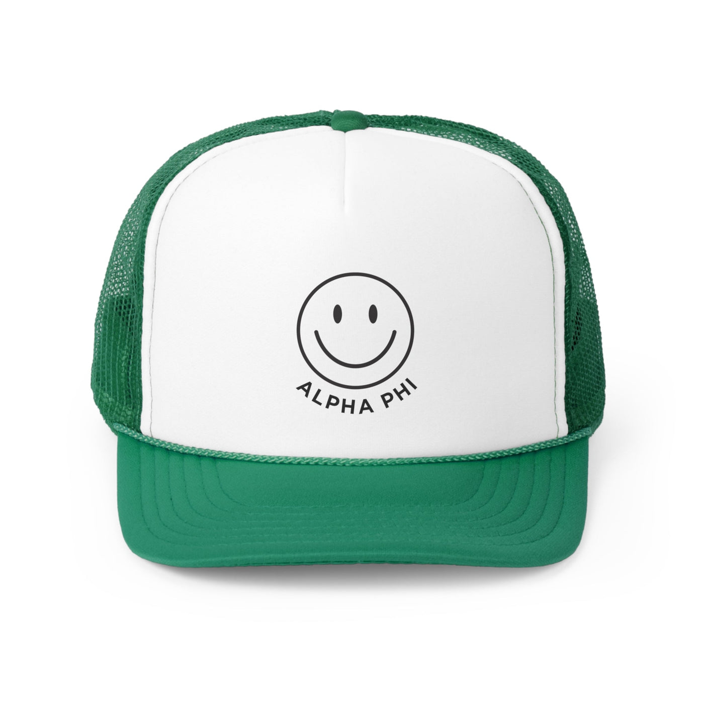 Alpha Phi Smile Trendy Foam Trucker Hat