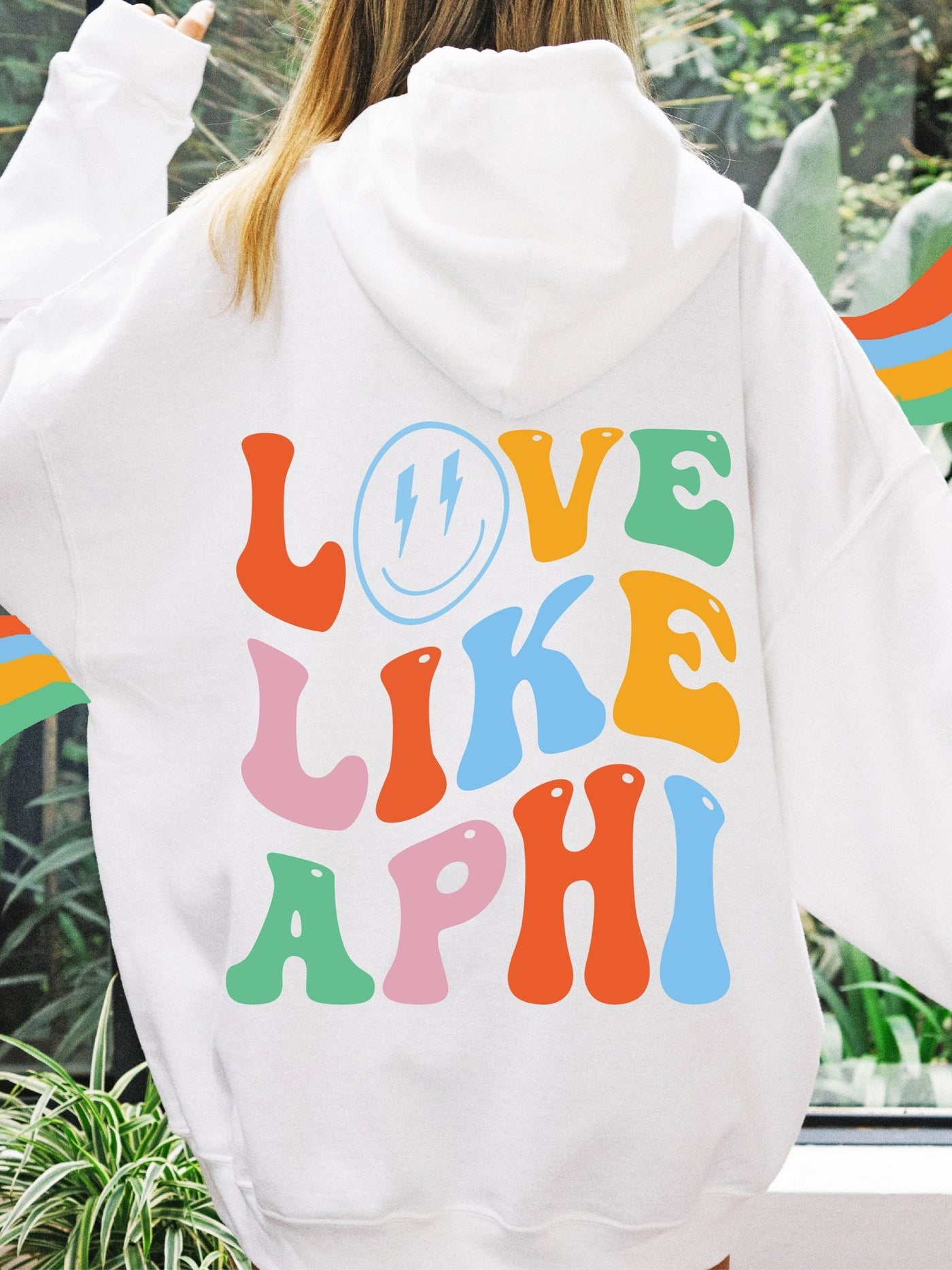Alpha Phi Soft Sorority Sweatshirt | Love Like Alpha Phi Sorority Hoodie