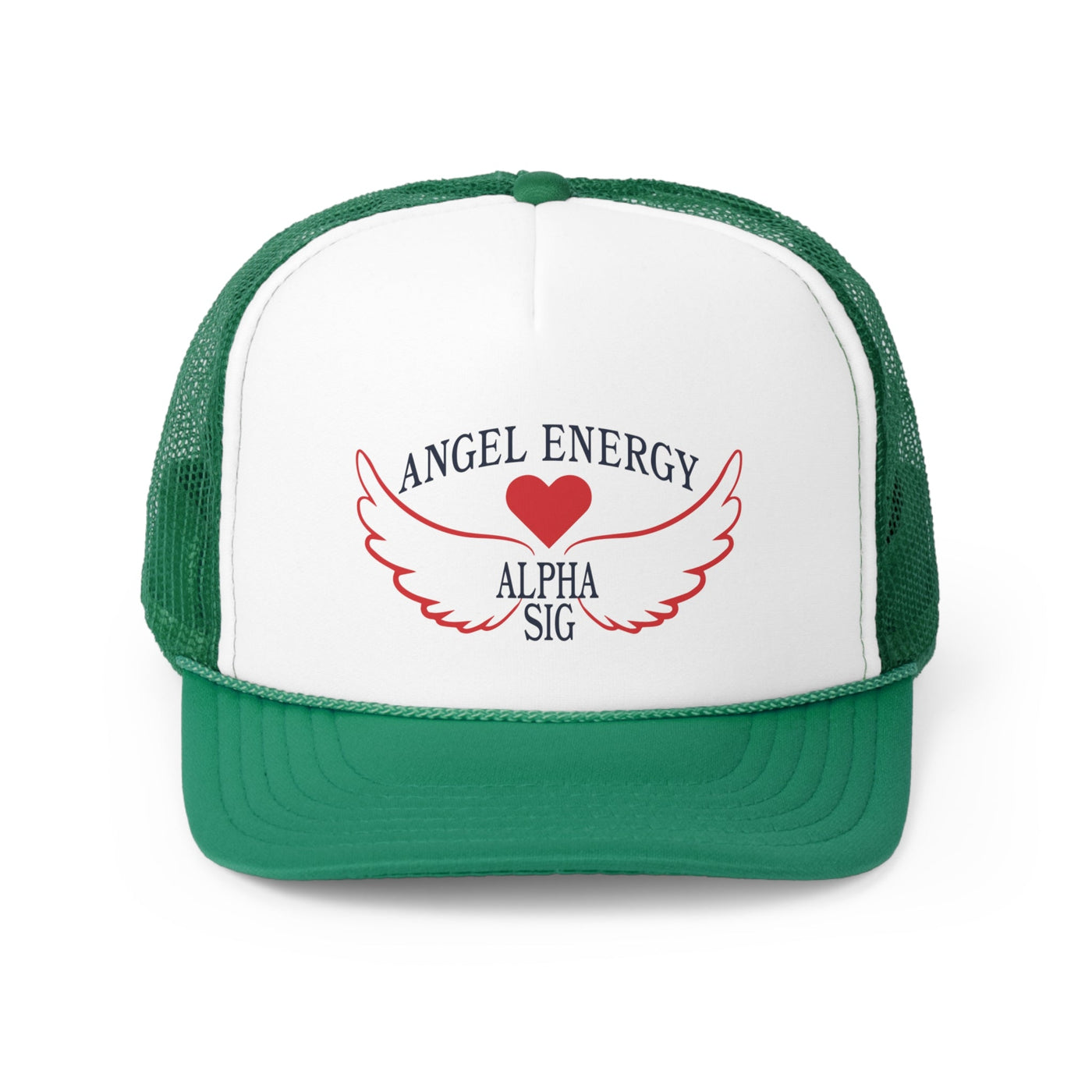Alpha Sigma Alpha Angel Energy Foam Trucker Hat