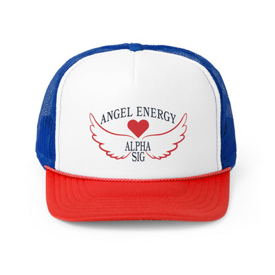 Alpha Sigma Alpha Angel Energy Foam Trucker Hat
