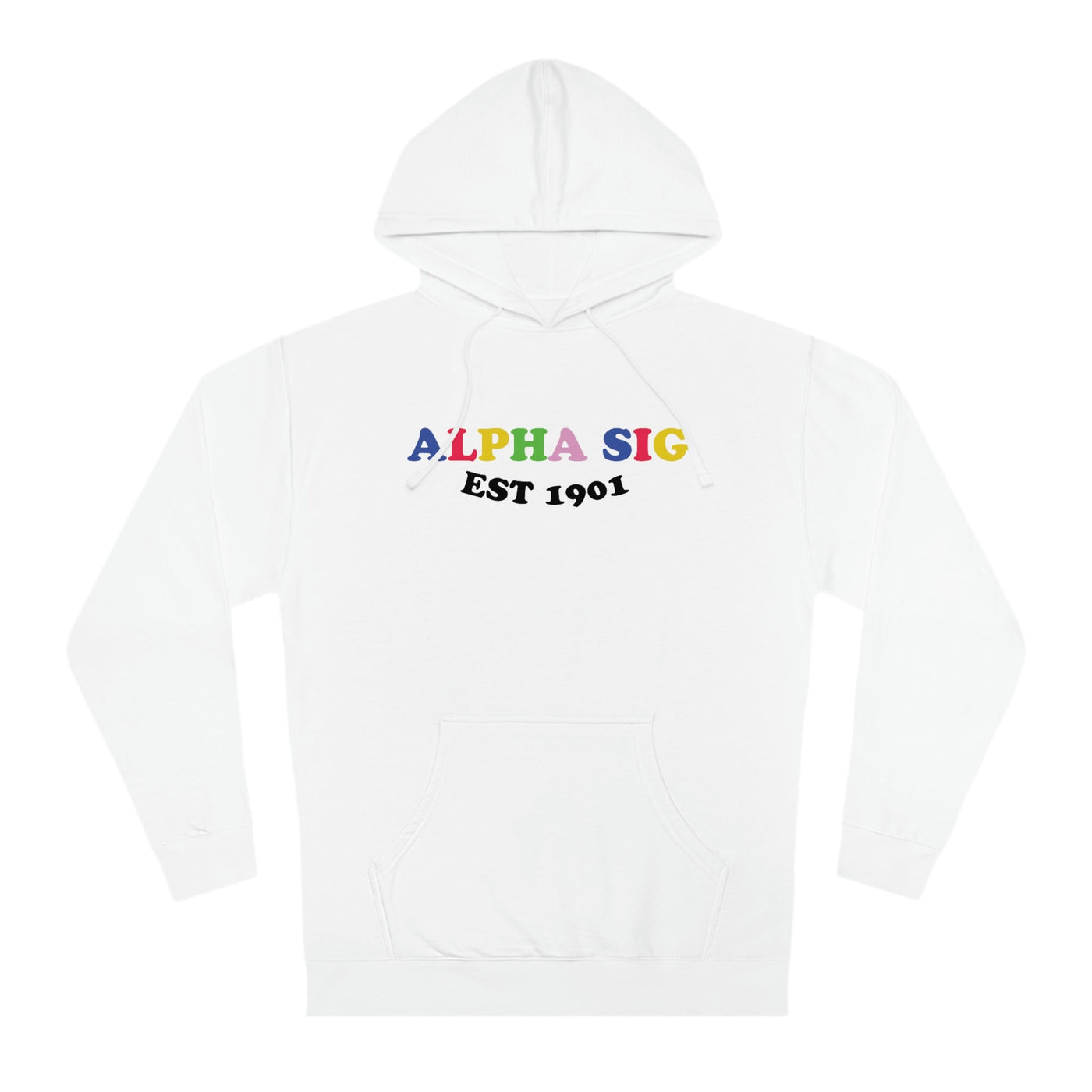Alpha Sigma Alpha Colorful Sorority Sweatshirt Alpha Sig Hoodie