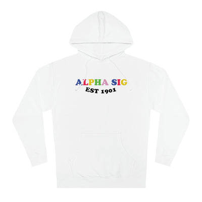 Alpha Sigma Alpha Colorful Sorority Sweatshirt Alpha Sig Hoodie