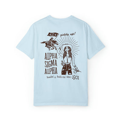 Alpha Sigma Alpha Country Western Sorority T-shirt