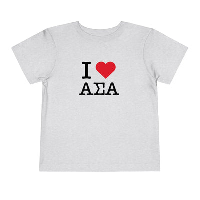 Alpha Sigma Alpha I Heart NY Sorority Baby Tee Crop Top
