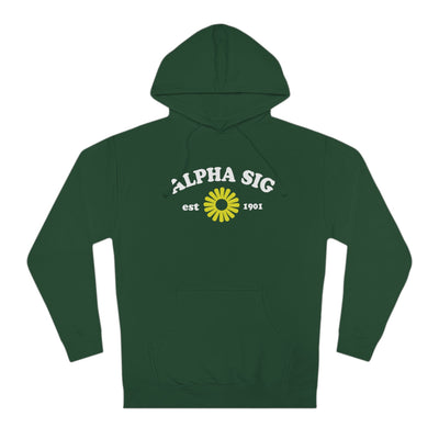 Alpha Sigma Alpha Lavender Flower Sorority Hoodie | Trendy Sorority Alpha Sig Sweatshirt