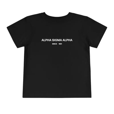 Alpha Sigma Alpha Sorority Baby Tee Crop Top