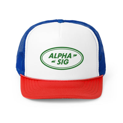 Alpha Sigma Alpha Trendy Rover Trucker Hat
