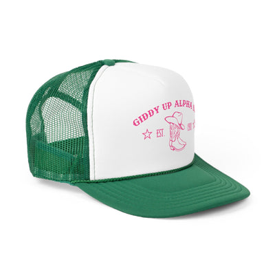 Alpha Sigma Alpha Trendy Western Trucker Hat