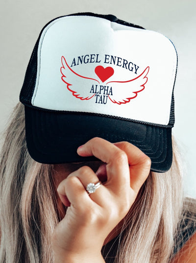 Alpha Sigma Tau Angel Energy Foam Trucker Hat