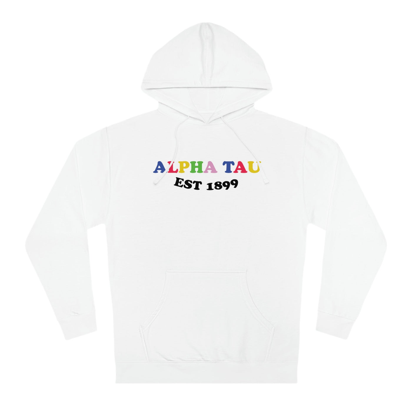 Alpha Sigma Tau Colorful Sorority Sweatshirt AlphaTau Hoodie