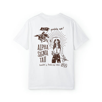 Alpha Sigma Tau Country Western Sorority T-shirt