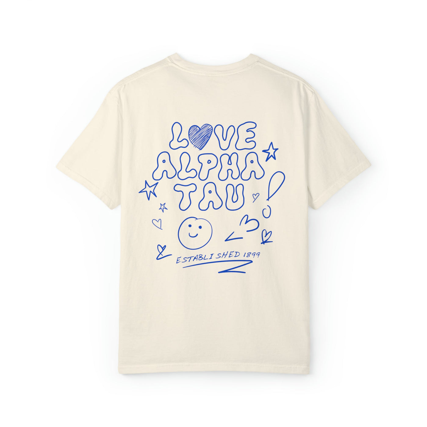 Alpha Sigma Tau Love Doodle Sorority T-shirt