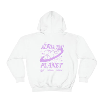 Alpha Sigma Tau Planet Hoodie | Be Kind to the Planet Trendy Sorority Hoodie