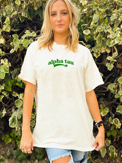 Alpha Sigma Tau Planet T-shirt | Be Kind to the Planet Trendy Sorority shirt