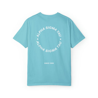 Alpha Sigma Tau Simple Circle Sorority T-shirt