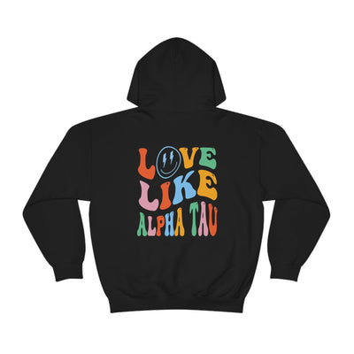 Alpha Sigma Tau Soft Sorority Sweatshirt | Love Like Alpha Tau Sorority Hoodie