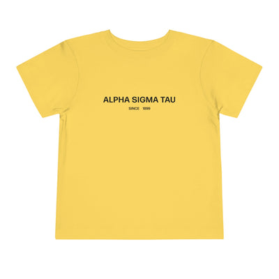 Alpha Sigma Tau Sorority Baby Tee Crop Top