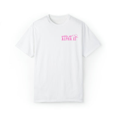Alpha Xi Delta Country Western Pink Sorority T-shirt