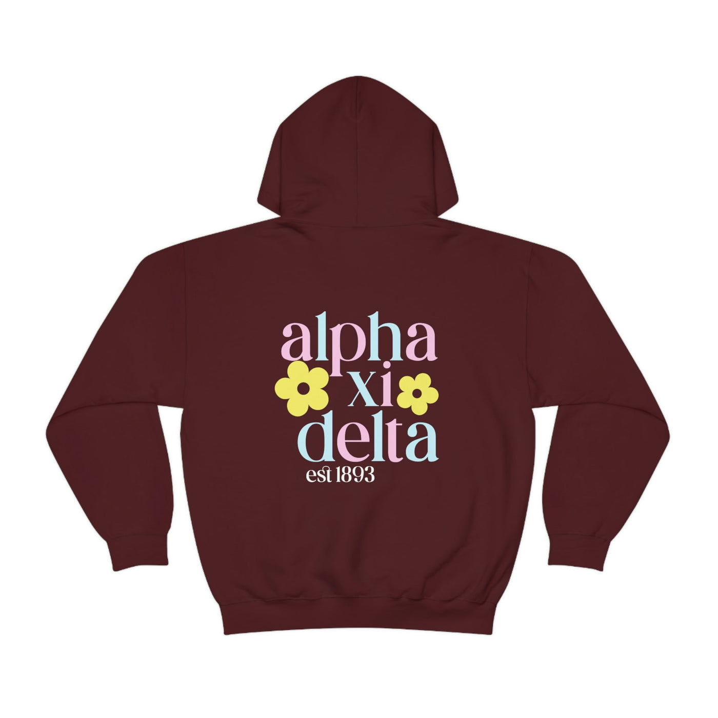 Alpha Xi Delta Flower Sweatshirt, Alpha Xi Sorority Hoodie