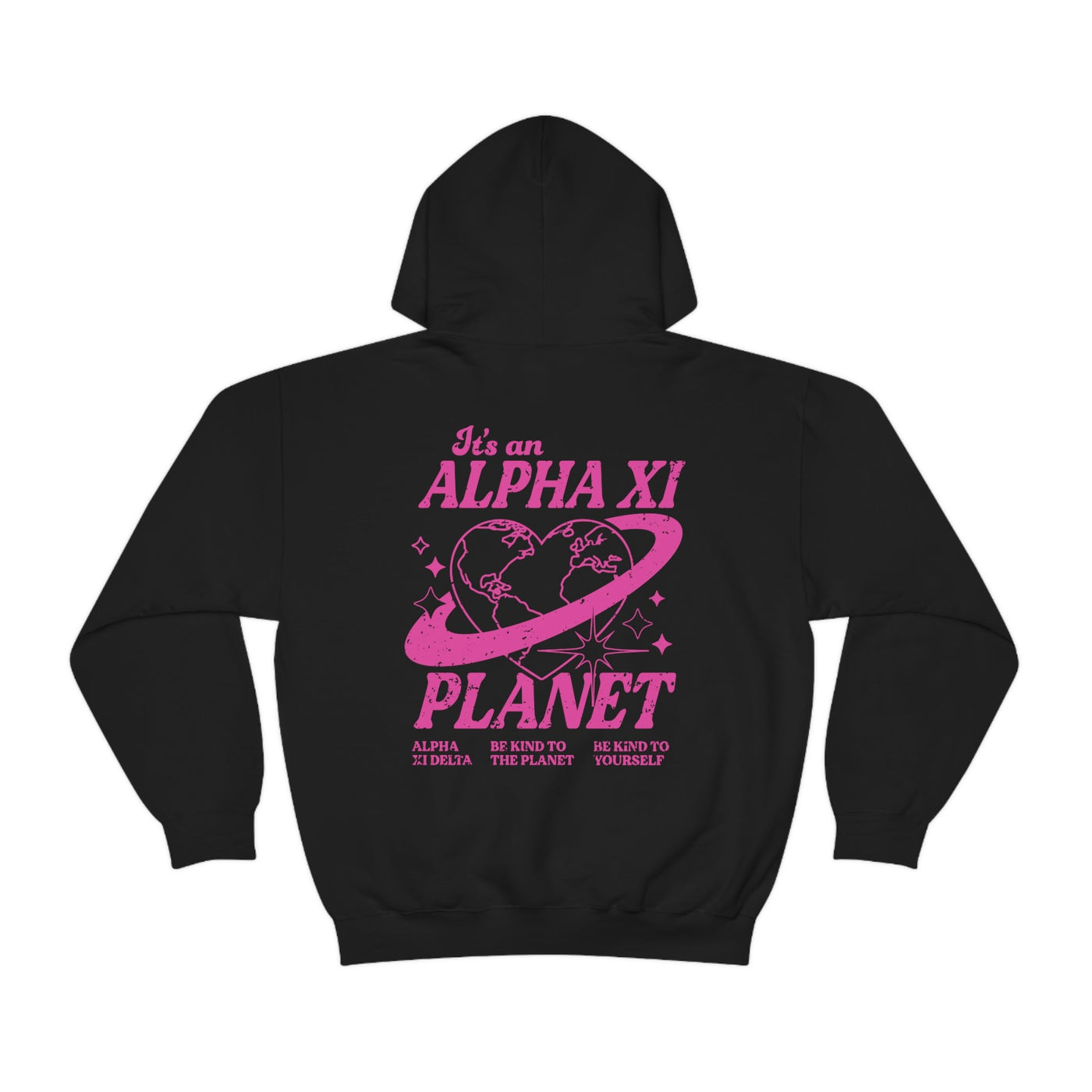 Alpha Xi Delta Planet Hoodie | Be Kind to the Planet Trendy Sorority Hoodie | Greek Life Sweatshirt | Trendy Sorority Sweatshirt