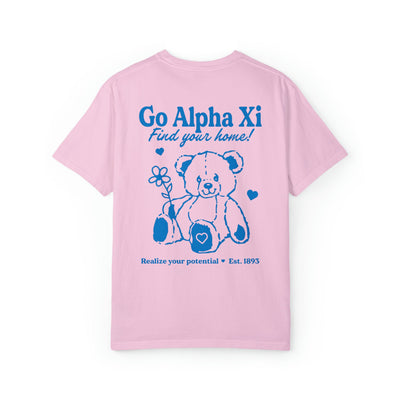 Alpha Xi Delta Teddy Bear Sorority T-shirt