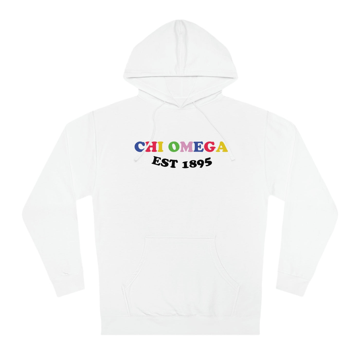 Chi Omega Colorful Sorority Sweatshirt Chi O Hoodie
