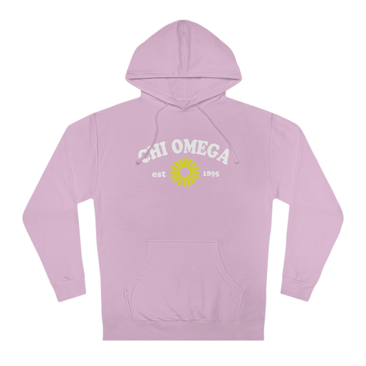 Chi Omega Lavender Flower Sorority Hoodie | Trendy Sorority Chi O Sweatshirt