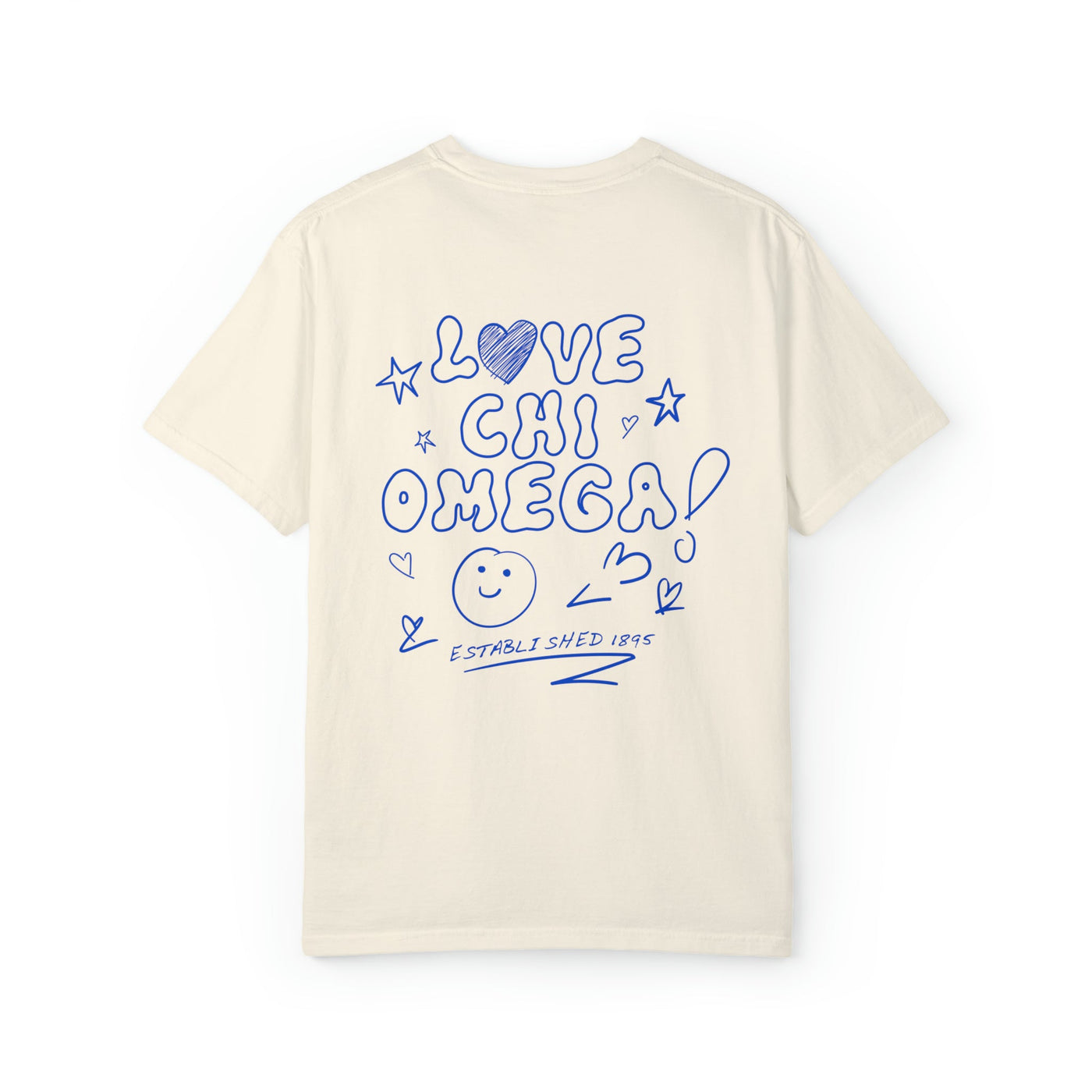 Chi Omega Love Doodle Sorority T-shirt