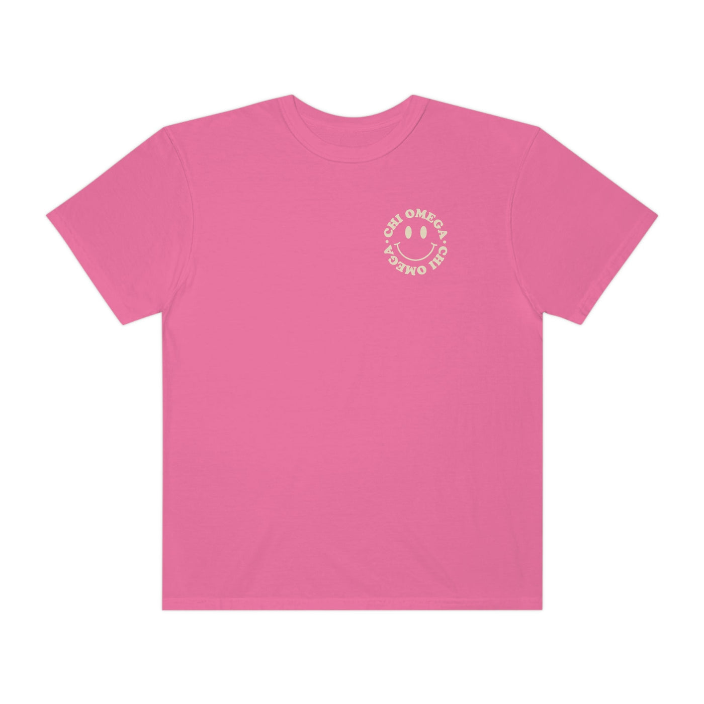 Chi Omega Smile Sorority Comfy T-Shirt