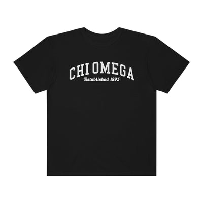 Chi Omega Varsity College Sorority Comfy T-Shirt