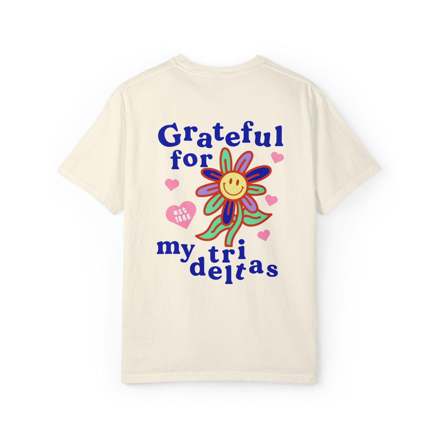 Delta Delta Delta Grateful Flower Sorority T-shirt