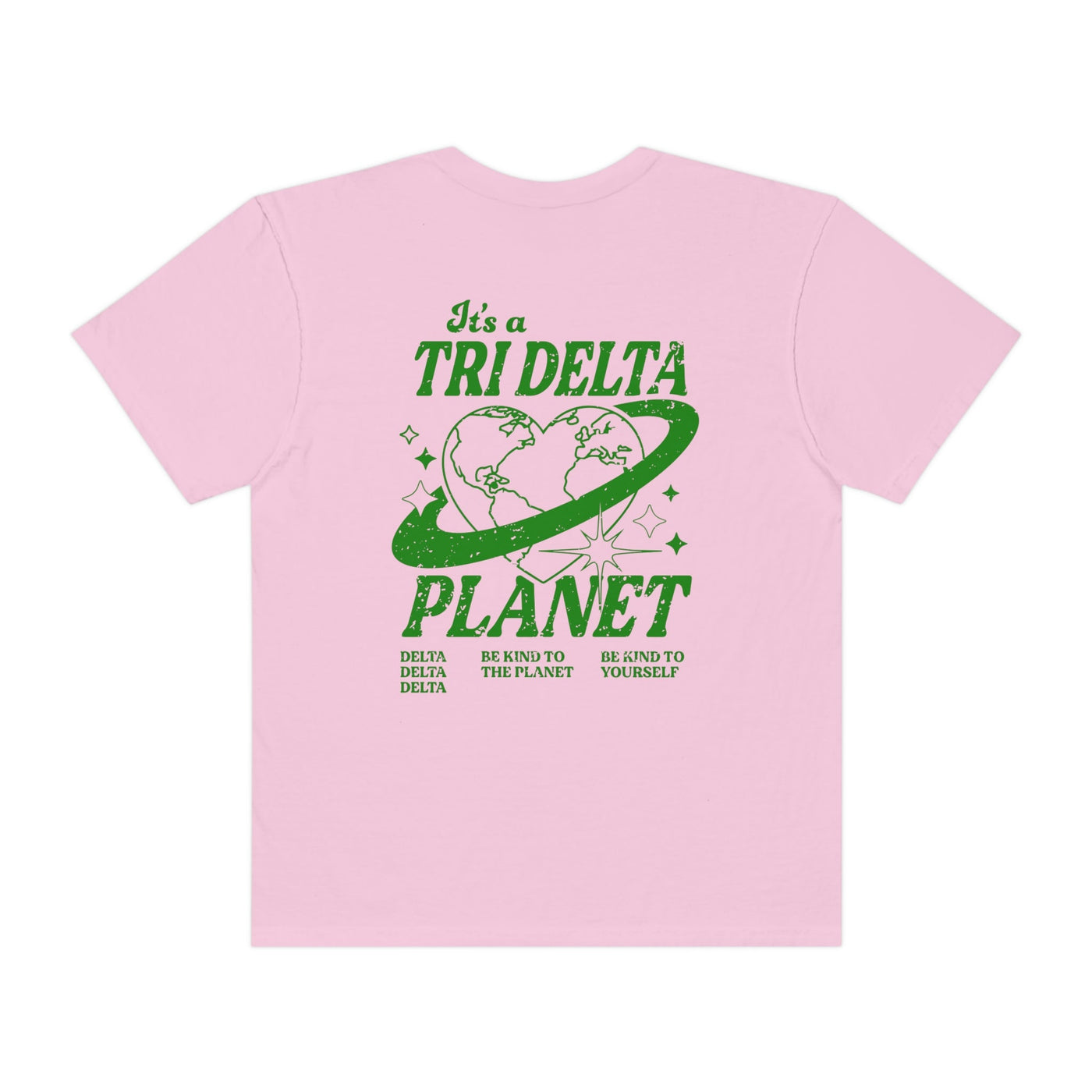 Delta Delta Delta Planet T-shirt | Be Kind to the Planet Trendy Sorority shirt