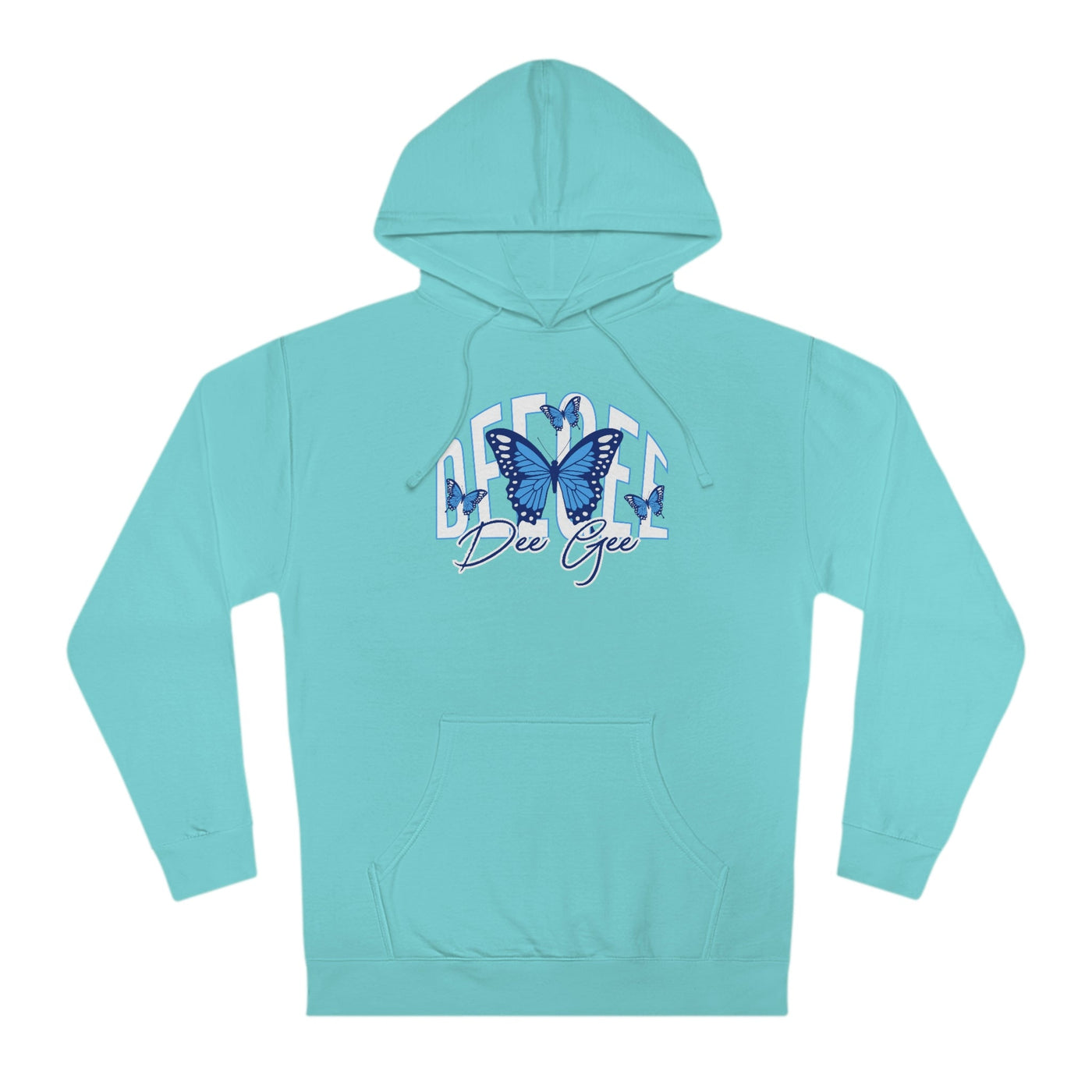 Delta Gamma Baby Blue Butterfly Cute Sorority Sweatshirt
