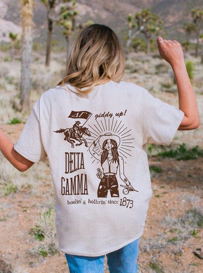 Delta Gamma Country Western Sorority T-shirt