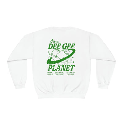 Delta Gamma Crewneck Sweatshirt | Be Kind to the Planet Trendy Sorority Crewneck