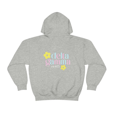 Delta Gamma Flower Sweatshirt, Dee Gee Sorority Hoodie