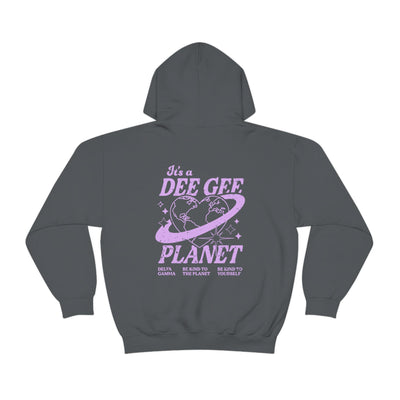 Delta Gamma Planet Hoodie | Be Kind to the Planet Trendy Sorority Hoodie