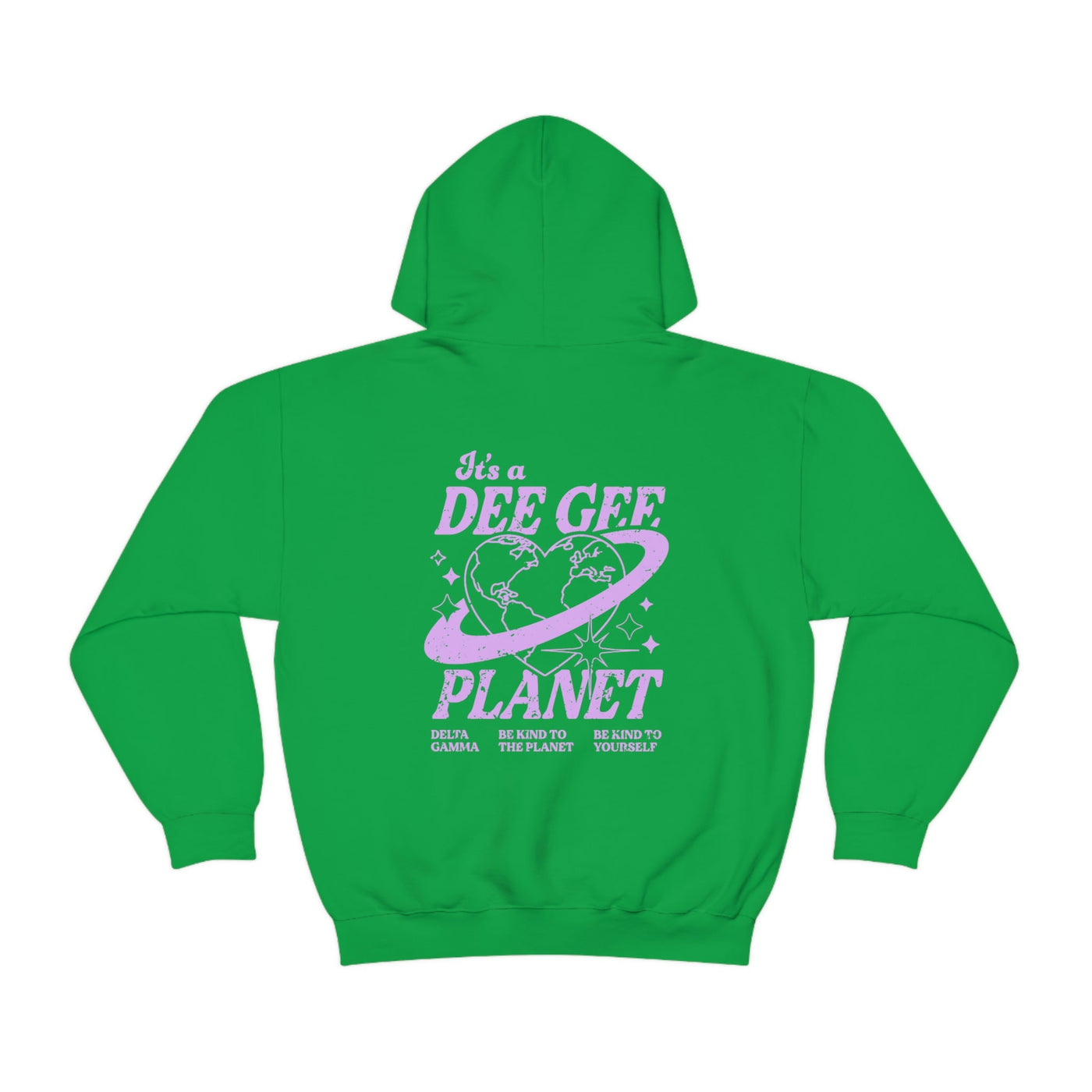 Delta Gamma Planet Hoodie | Be Kind to the Planet Trendy Sorority Hoodie