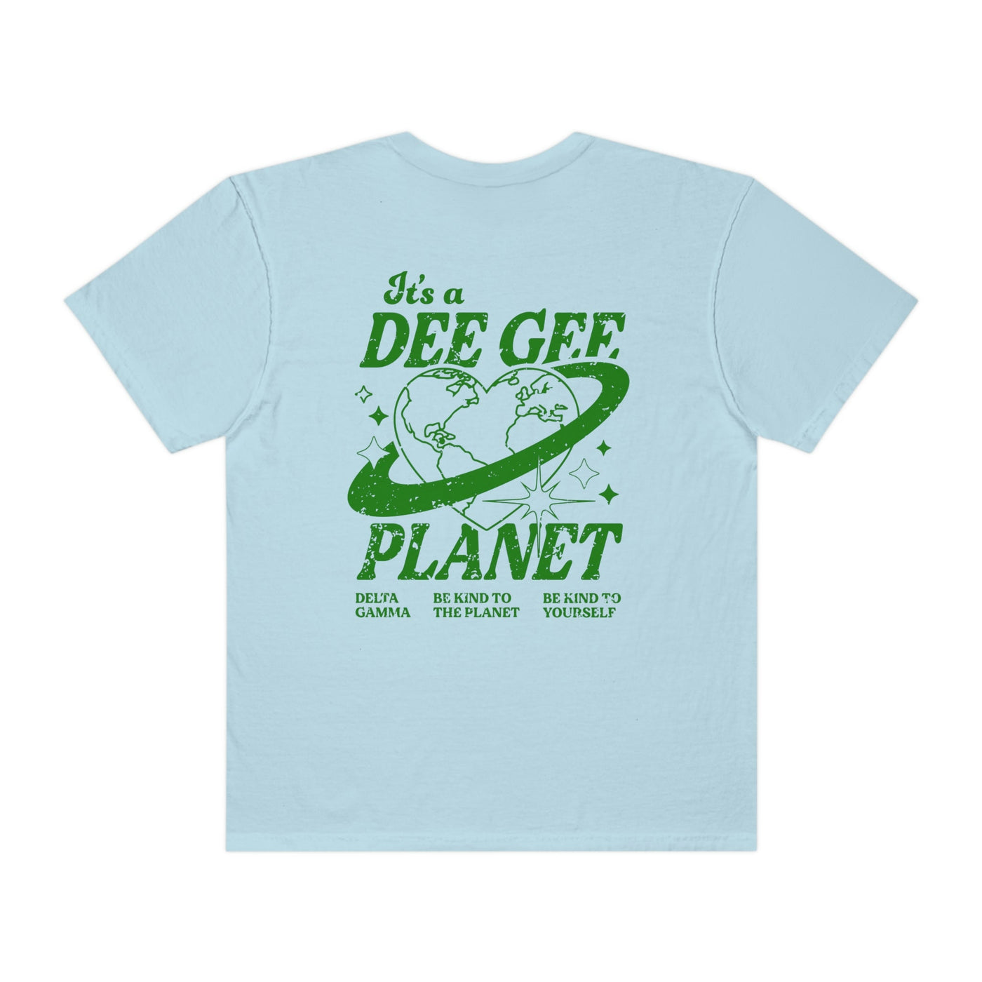 Delta Gamma Planet T-shirt | Be Kind to the Planet Trendy Sorority shirt