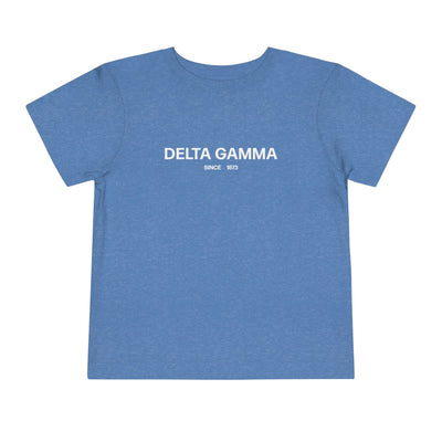 Delta Gamma Sorority Baby Tee Crop Top