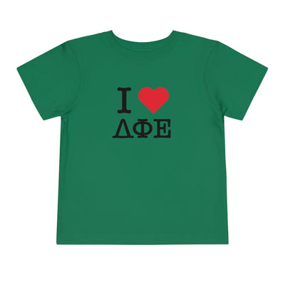 Delta Phi Epsilon I Heart NY Sorority Baby Tee Crop Top